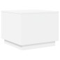 vidaXL Tavolino da Salotto con Luci LED Bianco 50x50x40 cm vidaXL Tavolino da Salotto con Luci LED Bianco 50x50x40 cm