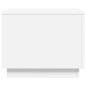 vidaXL Tavolino da Salotto con Luci LED Bianco 50x50x40 cm vidaXL Tavolino da Salotto con Luci LED Bianco 50x50x40 cm
