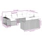vidaXL Set Divano da Giardino 10 pz con Cuscini Grigio in Polyrattan vidaXL Set Divano da Giardino 10 pz con Cuscini Grigio in Polyrattan