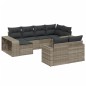 vidaXL Set Divano Giardino 10 pz con Cuscini Grigio Chiaro Polyrattan vidaXL Set Divano Giardino 10 pz con Cuscini Grigio Chiaro Polyrattan