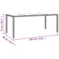 vidaXL Set da Pranzo da Giardino 9 pz con Cuscini Nero in Polyrattan