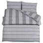 vidaXL Set Copripiumino Grigio 200x200 cm in Cotone vidaXL Set Copripiumino Grigio 200x200 cm in Cotone