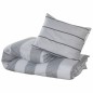 vidaXL Set Copripiumino Grigio 200x200 cm in Cotone vidaXL Set Copripiumino Grigio 200x200 cm in Cotone