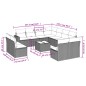 vidaXL Set Divani da Giardino 12 pz con Cuscini Grigio in Polyrattan vidaXL Set Divani da Giardino 12 pz con Cuscini Grigio in Polyrattan