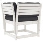 vidaXL Set Salotto Giardino 8pz con Cuscini Bianco Legno Massello Pino vidaXL Set Salotto Giardino 8pz con Cuscini Bianco Legno Massello Pino