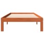 vidaXL Letto senza Materasso Marrone Cera 100x200 cm in Legno di Pino vidaXL Letto senza Materasso Marrone Cera 100x200 cm in Legno di Pino