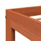 vidaXL Letto senza Materasso Marrone Cera 100x200 cm in Legno di Pino vidaXL Letto senza Materasso Marrone Cera 100x200 cm in Legno di Pino