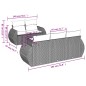 vidaXL Set Divano da Giardino 6 pz con Cuscini Marrone in Polyrattan vidaXL Set Divano da Giardino 6 pz con Cuscini Marrone in Polyrattan