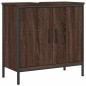 vidaXL Mobile Lavabo Bagno Rovere Marrone 60x30x60cm Legno Multistrato vidaXL Mobile Lavabo Bagno Rovere Marrone 60x30x60cm Legno Multistrato
