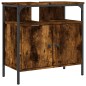 vidaXL Mobile Lavabo Bagno Rovere Fumo 60x30x60 cm Legno Multistrato vidaXL Mobile Lavabo Bagno Rovere Fumo 60x30x60 cm Legno Multistrato