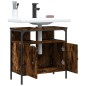 vidaXL Mobile Lavabo Bagno Rovere Fumo 60x30x60 cm Legno Multistrato vidaXL Mobile Lavabo Bagno Rovere Fumo 60x30x60 cm Legno Multistrato
