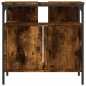 vidaXL Mobile Lavabo Bagno Rovere Fumo 60x30x60 cm Legno Multistrato vidaXL Mobile Lavabo Bagno Rovere Fumo 60x30x60 cm Legno Multistrato