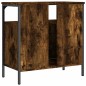 vidaXL Mobile Lavabo Bagno Rovere Fumo 60x30x60 cm Legno Multistrato vidaXL Mobile Lavabo Bagno Rovere Fumo 60x30x60 cm Legno Multistrato