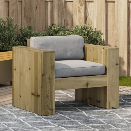 vidaXL Divano da Giardino 79x60x62 cm in Legno Impregnato di Pino