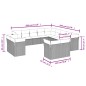vidaXL Set Divano da Giardino 13 pz con Cuscini Beige in Polyrattan vidaXL Set Divano da Giardino 13 pz con Cuscini Beige in Polyrattan