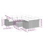 vidaXL Set Divano da Giardino 9 pz con Cuscini Beige in Polyrattan vidaXL Set Divano da Giardino 9 pz con Cuscini Beige in Polyrattan