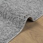 vidaXL Tappeto Shaggy PAMPLONA a Pelo Lungo Moderno Grigio 80x200 cm
