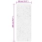 vidaXL Tappeto Shaggy PAMPLONA a Pelo Lungo Moderno Grigio 80x200 cm