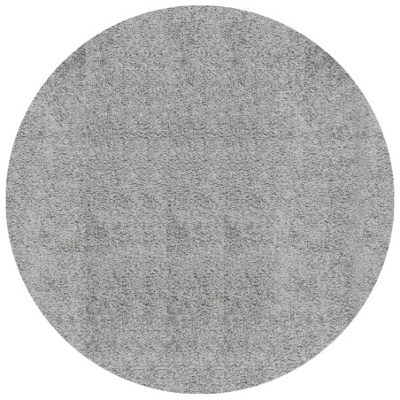 vidaXL Tappeto Shaggy PAMPLONA a Pelo Lungo Moderno Grigio Ø 120 cm
