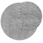 vidaXL Tappeto Shaggy PAMPLONA a Pelo Lungo Moderno Grigio Ø 120 cm