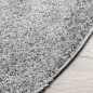 vidaXL Tappeto Shaggy PAMPLONA a Pelo Lungo Moderno Grigio Ø 120 cm