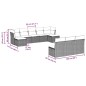 vidaXL Set Divano Giardino 10 pz con Cuscini Grigio Chiaro Polyrattan vidaXL Set Divano Giardino 10 pz con Cuscini Grigio Chiaro Polyrattan