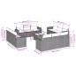 vidaXL Set Divano da Giardino 13 pz con Cuscini Beige in Polyrattan vidaXL Set Divano da Giardino 13 pz con Cuscini Beige in Polyrattan