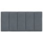 vidaXL Cuscino Testiera Grigio Scuro 100 cm in Velluto vidaXL Cuscino Testiera Grigio Scuro 100 cm in Velluto
