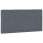 vidaXL Cuscino Testiera Grigio Scuro 100 cm in Velluto vidaXL Cuscino Testiera Grigio Scuro 100 cm in Velluto