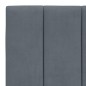 vidaXL Cuscino Testiera Grigio Scuro 100 cm in Velluto vidaXL Cuscino Testiera Grigio Scuro 100 cm in Velluto