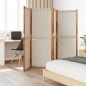 vidaXL Divisorio a 4 Pannelli Grigio Chiaro 280x180 cm vidaXL Divisorio a 4 Pannelli Grigio Chiaro 280x180 cm