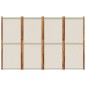 vidaXL Divisorio a 4 Pannelli Grigio Chiaro 280x180 cm vidaXL Divisorio a 4 Pannelli Grigio Chiaro 280x180 cm