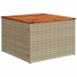 vidaXL Set Divano da Giardino 9 pz con Cuscini Beige in Polyrattan vidaXL Set Divano da Giardino 9 pz con Cuscini Beige in Polyrattan