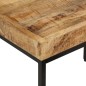 vidaXL Tavolini a Incastro 3 pz Legno Massello di Mango Grezzo e Ferro vidaXL Tavolini a Incastro 3 pz Legno Massello di Mango Grezzo e Ferro