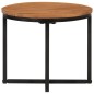 vidaXL Tavolino Salotto 35x35x30cm in Legno Massello di Acacia e Ferro vidaXL Tavolino Salotto 35x35x30cm in Legno Massello di Acacia e Ferro