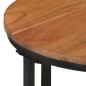 vidaXL Tavolino Salotto 35x35x30cm in Legno Massello di Acacia e Ferro vidaXL Tavolino Salotto 35x35x30cm in Legno Massello di Acacia e Ferro