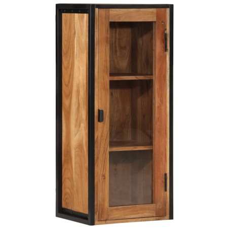vidaXL Mobile Bagno a Muro 40x30x90 cm Legno Massello Acacia e Ferro