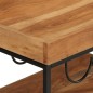 vidaXL Carrello da Bar 60x40x80 cm Legno Massello di Acacia e Ferro vidaXL Carrello da Bar 60x40x80 cm Legno Massello di Acacia e Ferro