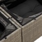 vidaXL Set Divano da Giardino 9 pz con Cuscini Grigio in Polyrattan vidaXL Set Divano da Giardino 9 pz con Cuscini Grigio in Polyrattan