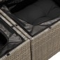 vidaXL Set Divani da Giardino 14pz con Cuscini in Polyrattan Grigio vidaXL Set Divani da Giardino 14pz con Cuscini in Polyrattan Grigio