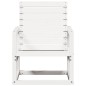 vidaXL Sedia da Giardino Bianca 57,5x63x76 cm Legno Massello di Pino vidaXL Sedia da Giardino Bianca 57,5x63x76 cm Legno Massello di Pino