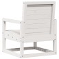 vidaXL Sedia da Giardino Bianca 57,5x63x76 cm Legno Massello di Pino vidaXL Sedia da Giardino Bianca 57,5x63x76 cm Legno Massello di Pino