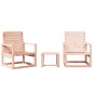 vidaXL Set Salotto da Giardino 3 pz in Legno Massello di Douglas vidaXL Set Salotto da Giardino 3 pz in Legno Massello di Douglas