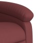 vidaXL Poltrona Alzapersona Reclinabile Rosso Vino in Similpelle