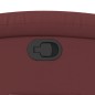 vidaXL Poltrona Alzapersona Reclinabile Rosso Vino in Similpelle