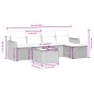 vidaXL Set Divano da Giardino 6 pz con Cuscini Beige Misto Polyrattan vidaXL Set Divano da Giardino 6 pz con Cuscini Beige Misto Polyrattan
