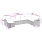 vidaXL Set Divano da Giardino 8 pz con Cuscini Beige in Polyrattan vidaXL Set Divano da Giardino 8 pz con Cuscini Beige in Polyrattan