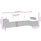 vidaXL Set Divano da Giardino 5 pz con Cuscini Beige in Polyrattan vidaXL Set Divano da Giardino 5 pz con Cuscini Beige in Polyrattan