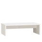 Supporto per Monitor Bianco 50x27x15 cm Legno Massello di Pino Supporto per Monitor Bianco 50x27x15 cm Legno Massello di Pino