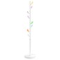 vidaXL Appendiabiti Bianco 172 cm in Ferro Verniciato a Polvere